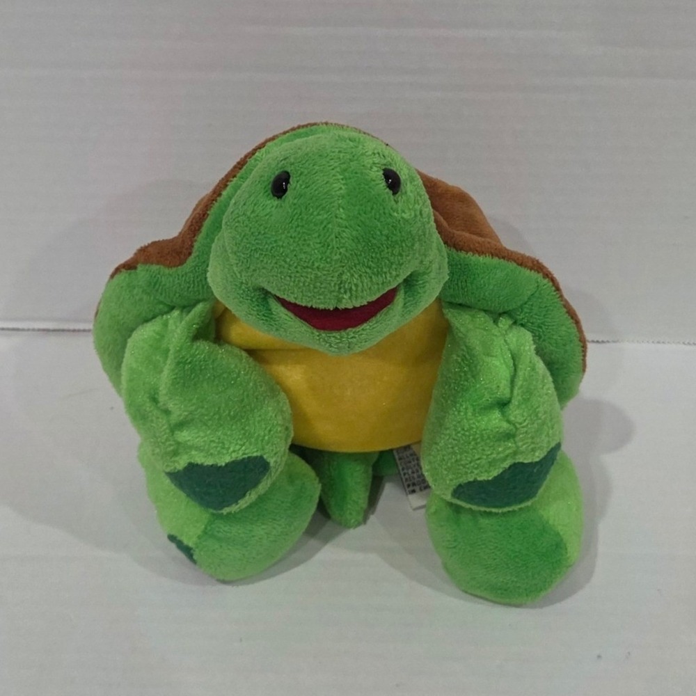 Ganz Webkinz Turtle Plush Green Brown Stuffed Animal Toy W Logo No Code